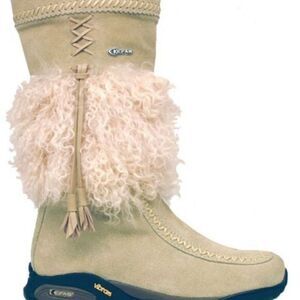 Kefas "Sami New" Authentic Goat Fur Suede Mocassin Winter Boots